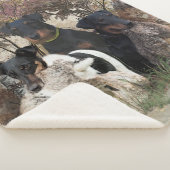 Deutscher Jagddooder Square Wall Klock Coffee Mu Sherpa Deken (3/4)