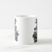 Deutscher Jagdterrier vierkante wandklok Koffiemok (Center)