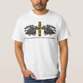 Deutscher Orden Zwei Ritter T-shirt (Voorkant)