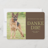 Deutscher Schäferhund Bedankkaart (Voorkant)