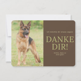 Deutscher Schäferhund Bedankkaart