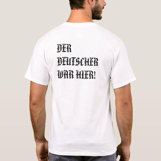 DEUTSCHES BIER SHIRT (Achterkant)