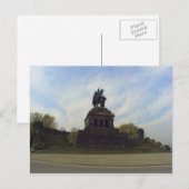 Deutsches Eck, Koblenz, Duitsland Briefkaart (Voorkant / Achterkant)