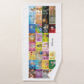 Deutsches Fingeralphabet Badhanddoek (Badhanddoek)
