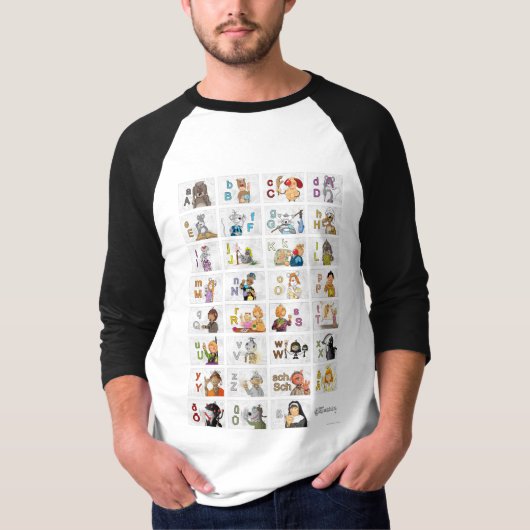 Deutsches Fingeralphabet II T-shirt (Voorkant)