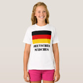 DEUTSCHES MÄDCHEN T-SHIRT (Voorkant volledig)