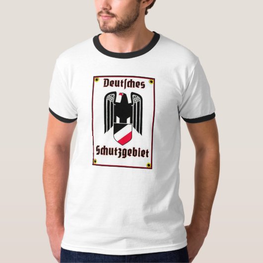 Deutsches Schutzgebiet T-shirt (Voorkant)