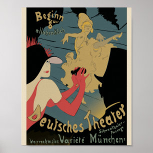 Deutsches Theater Poster cabaret