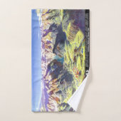 " Deutschland: 2021 - Alpen Berchtesgaden Panorama Handdoek (Handdoek)