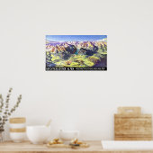 "Deutschland: 2021 - Alpen Berchtesgaden Panorama Poster (Keuken)