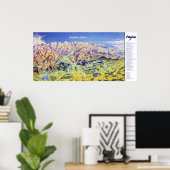 "Deutschland: 2021/heute - Allgäuer Alpen Panorama Poster (Thuiskantoor)