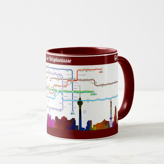 "Deutschland: 2021/heute BERLIN - U/S-Bahn Tasse Mok (Voorkant rechts)