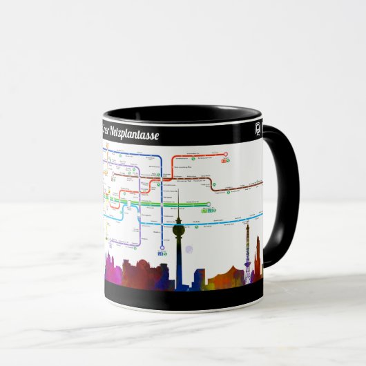 " Deutschland: 2021/heute BERLIN - U/S-Bahn Tasse Mok (Voorkant rechts)