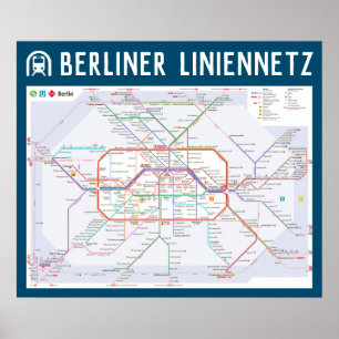 " Deutschland: 2021/heute Berlin - (U/S/Tram) Netz Poster