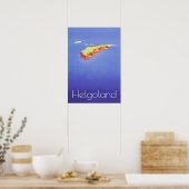 "Deutschland: 2021/heute Nordsee - Helogland Reise Poster (Keuken)