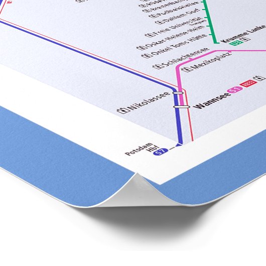 "Deutschland: 2022/heute Berlin - Liniennetz ... Poster (Hoek)