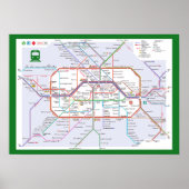 " Deutschland: 2023/heute Berlin - Liniennetz ...  Poster (Voorkant)