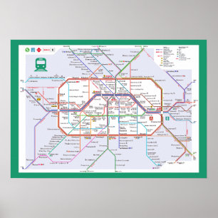 "Deutschland: 2023/heute Berlin - Liniennetz ... Poster