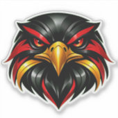 Deutschland Adler Auto Sticker (Voorkant)