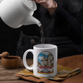 Deutschland Ansbach Vintage souvenir Koffiemok