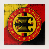 Deutschland, Badge van Duitsland Legpuzzel (Horizontaal)