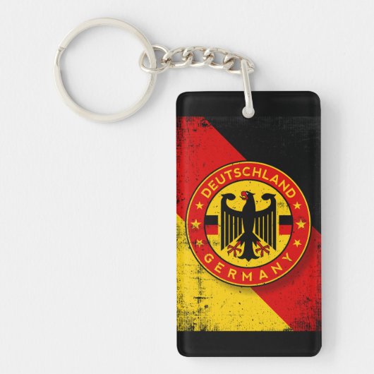 Deutschland, Badge van Duitsland Sleutelhanger (Voorkant)