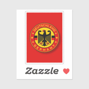 Deutschland, Badge van Duitsland Sticker