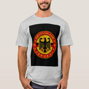 Deutschland, Badge van Duitsland T-shirt