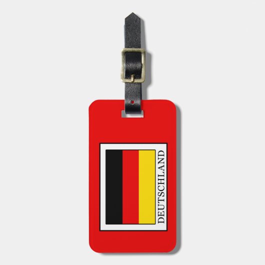Deutschland Bagagelabel (Voorkant verticaal)