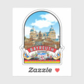 Deutschland Bayreuth Vintages Andenken Sticker (Vel)