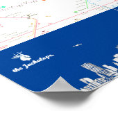"Deutschland: BERLIN U-Bahn Metro MAP ... Poster (Hoek)