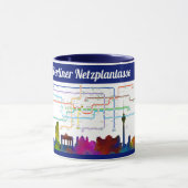 " Deutschland: BERLIN - U-Bahn NETZPLANtasse ... Mok (Midden)