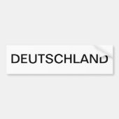 DEUTSCHLAND BUMPERSTICKER (Voorkant)