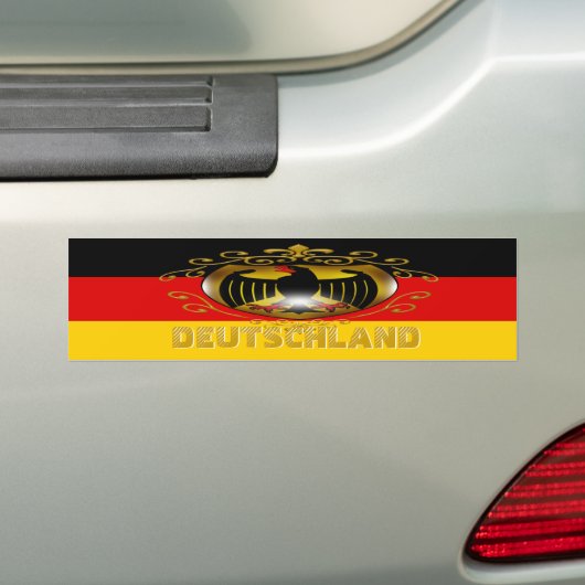 Deutschland Bumpersticker (Op auto)