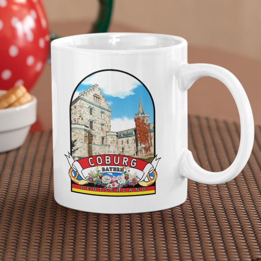 Deutschland Coburg Vintage souvenir Koffiemok