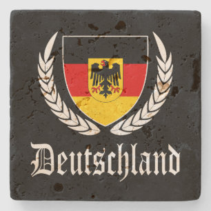 Deutschland Crest Stenen Onderzetter
