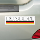 Deutschland design! bumpersticker (Op auto)