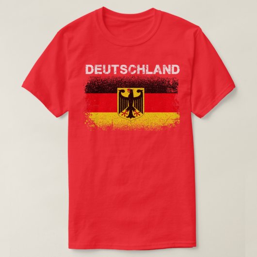 Deutschland Duits T-shirt (Design voorkant)