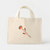 Deutschland Duitse vlag Roos Mini Tote Bag (Voorkant)