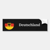 Deutschland (Duitsland) Bumpersticker (Voorkant)