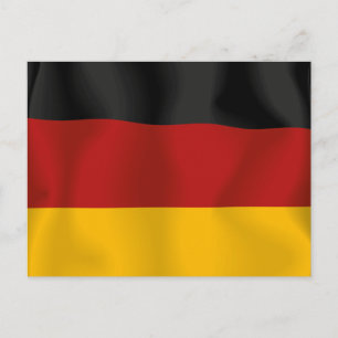 Deutschland Duitsland Bundesvlaggevlag Flag Briefkaart