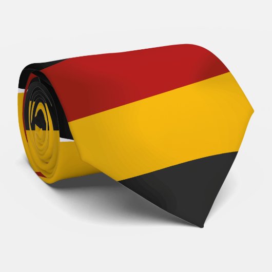 Deutschland Duitsland Bundesvlaggevlag Flag Stropdas (Opgerold)