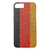 Deutschland Duitsland Duitse vlag zwarte goudglitt Case-Mate iPhone Case (Achterkant)