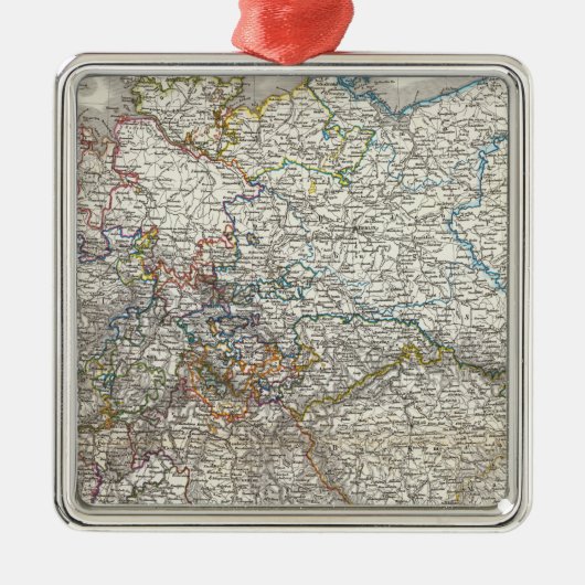 Deutschland - Duitsland Metalen Ornament (Voorkant)