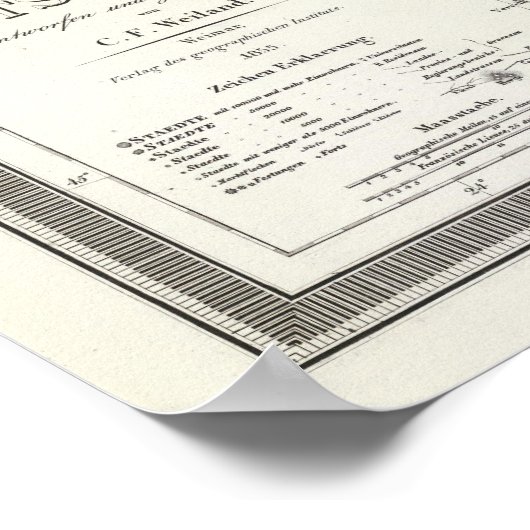 Deutschland - Duitsland Poster (Hoek)