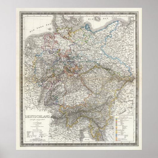 Deutschland - Duitsland Poster (Voorkant)