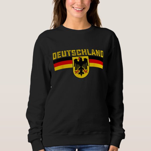 Deutschland Duitsland Vlag Eagle Duitse nationale  Trui (Voorkant)