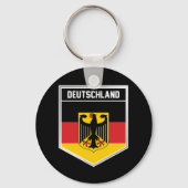 Deutschland/Duitsland Vlaggelschild Sleutelhanger (Voorkant)