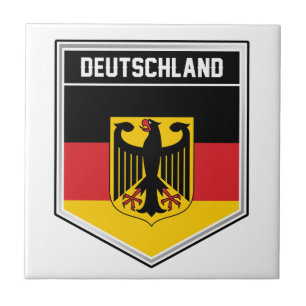 Deutschland/Duitsland Vlaggelschild Tegeltje