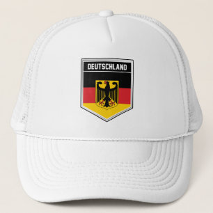 Deutschland/Duitsland Vlaggelschild Trucker Pet